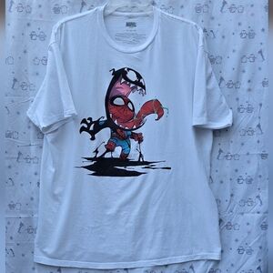 Marvel White Venom and Spider-Man Tee
